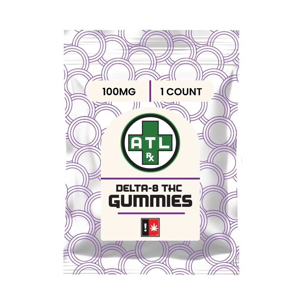 ATLRx Delta 8 THC Gummies 100mg View 1