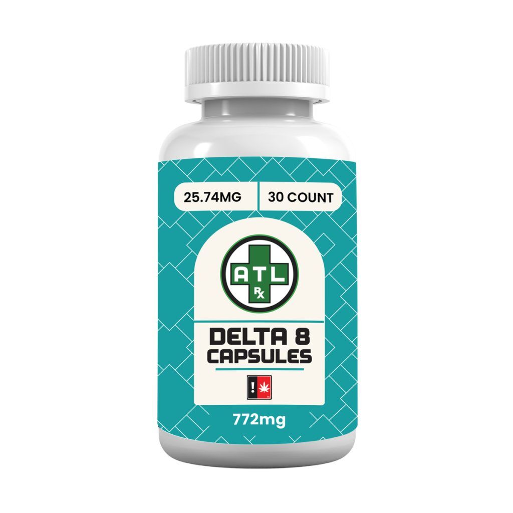 ATLRx Delta 8 Capsules 772mg View 1